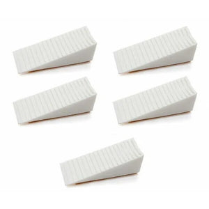 BL FERMAPORTA A CUNEO ADESIVO BIANCO 8 PZ*- PLASTIMETAL- 5,0 blister