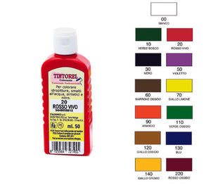 COLORANTE UNIVERSALE CONCENTRATO TINTOREL- N.140 ml.50 giallo cromo - 12 pezzi