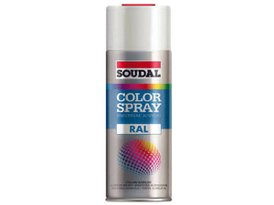 COLOR SPRAY SMALTO ACRILICO SPRAY- - ml.400 - bianco perla RAL 1013 (155532) - 6 pezzi SOUDAL