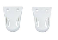 BL REGGITUBO LATERALE D 18 MM C/PERNO BIANCO 2 PZ- 5,0 blister