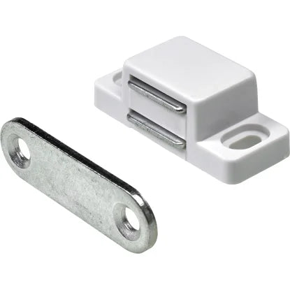 SC CHIUSURA MAGNETICA RETTANGOL BIANCO 2 PZ*- 5,0 pz