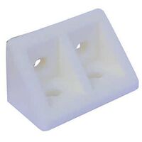 GIUNZIONE ANGOLARE IN PLASTICA BIANCO- 100,0 pz