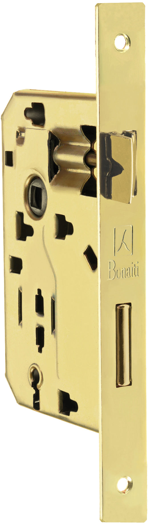 Bonaiti SERRATURA LEGNO PATENT INF. B/QUADRO Art. 042P - ottonato lucido E.50