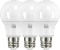 Ecolight LAMPADA A LED GOCCIA E27 3 PZ. luce naturale  9 W 10.00 confezioni