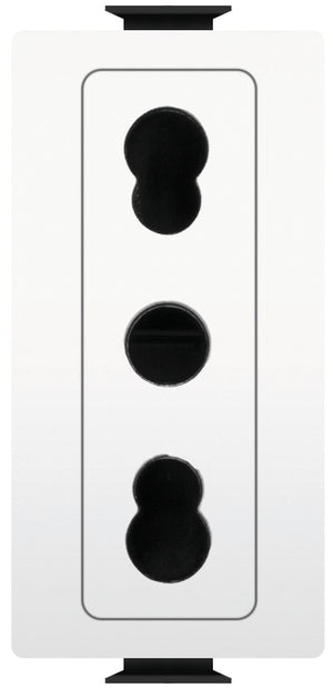 Feb Elettrica PRESA BIVALENTE DI SICUREZZA 2P+T  10-16A FIT Col. Bianco 20.00 pz