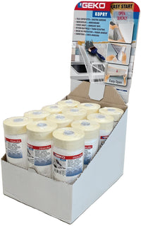 FILM PER MASCHERATURA + NASTRO ADESIVO CM.210 X 20 MT espositore 12 pezzi