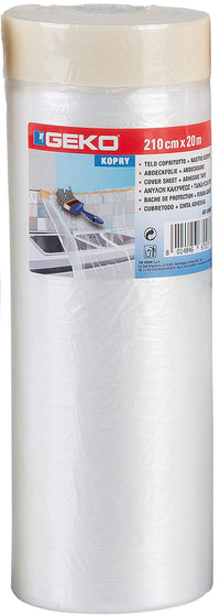 FILM PER MASCHERATURA + NASTRO ADESIVO CM.270 X 16 MT espositore 12 pezzi