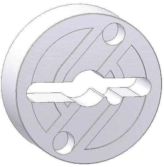 Securemme GUIDACHIAVE PER SERRATURE SERRANDE zincato mm 8,5 h