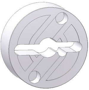 Securemme GUIDACHIAVE PER SERRATURE SERRANDE zincato mm 8,5 h