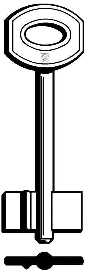 Silca CHIAVE A DOPPIA MAPPA JW35 (G. VAS 0) JUWEL 5.00 pz