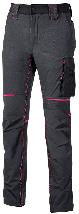 U-Power PANTALONE WORLD LADY Col. Grigio/Fucsia   Mis. S