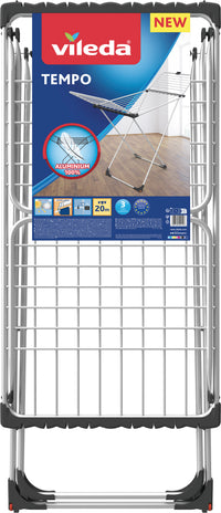 Vileda STENDIBIANCHERIA A CAVALLETTO TEMPO cm. 167x55,5x91,5 h Stenditura mt. 20