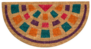 ZERBINO IN COCCO SEMILUNA cm. 75x40