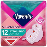 NUVENIA ULTRA SOTTILE ASSORBENTI SUPER LUNGHI CON ALI 12 ASSORBENTI