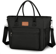 Portatile isolanti termici da 15L con grande capacità per uomini e donne, borsa da picnic e lavoro con cinturino regolabile, zaino termico da 15L nero