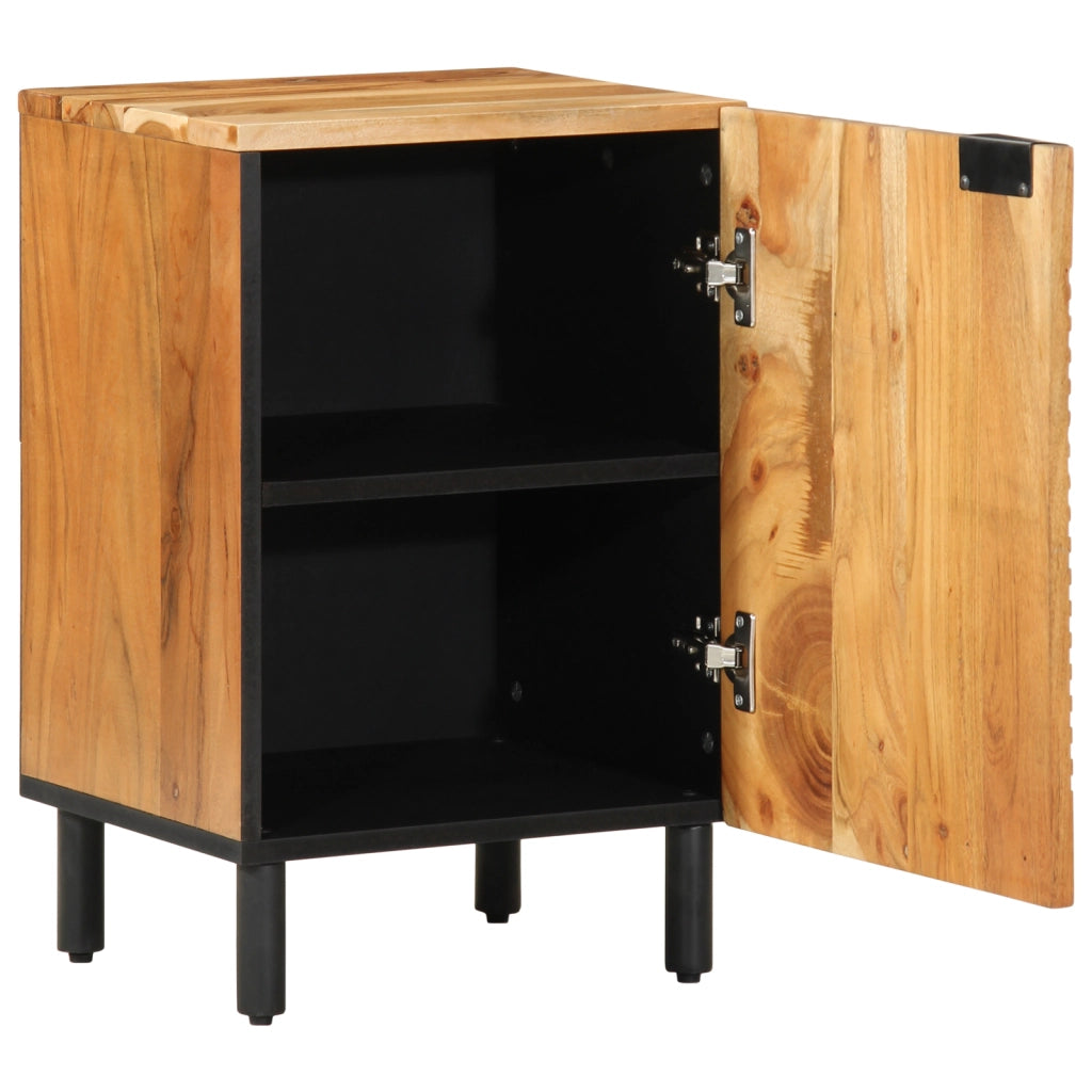 Armadio da bagno  38x33,5x58 cm in legno massello di acacia