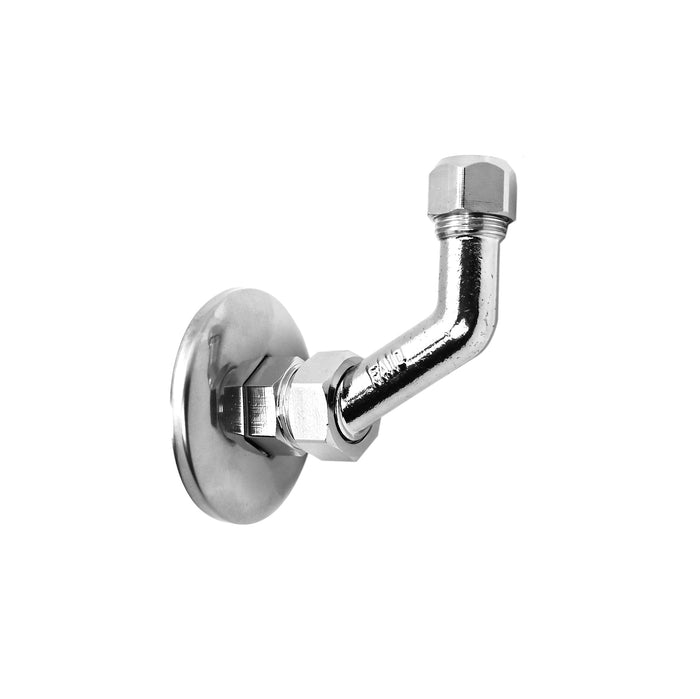 CURVETTA SOTTOLAVABO 1/2X3/8X10- 1/2 x 3/8 Diam. 10- DH- pezzi 1