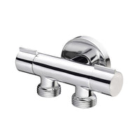 RUBINETTO DOPPIO ATTACCO LAVATRICE SALVASPAZIO CROMATO- 1/2 x 3/4- DH- pezzi 1