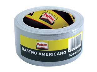PATTEX NASTRO AMERICANO GRIGIO- - mm.50h. in rotoli da mt.25 - 12 pezzi HENKEL