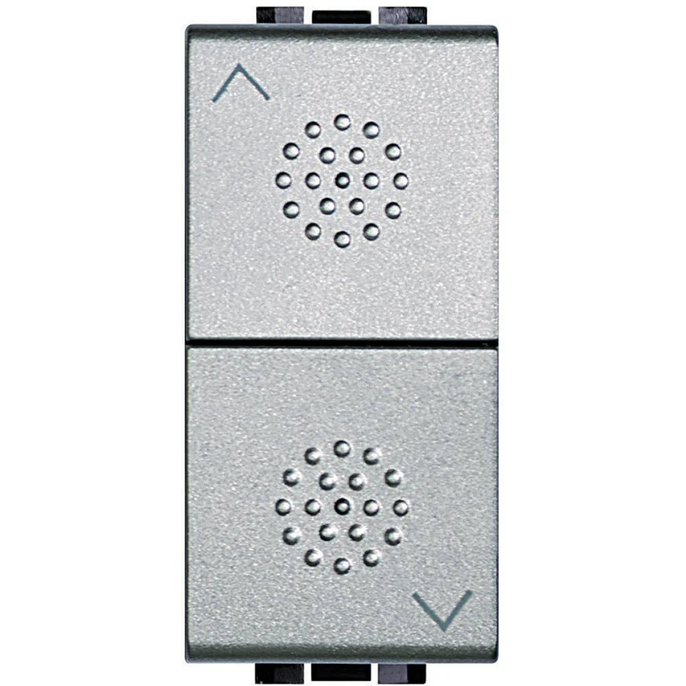 Bticino Livinglight tech doppio pulsante interbloccato NT4037