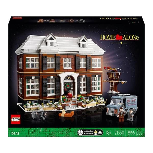 Lego ideas 21330 mamma ho perso laereo, set per adulti da collezione, casa dei mccallister, idea regalo con 5 minifigure - 125525