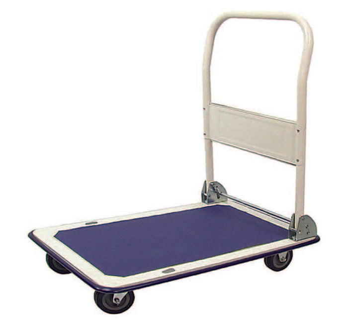 CARRELLO PORTATUTTO A 4 RUOTE MANUBRIO PIEGHEVOLE PORTATA KG.150    ALTE