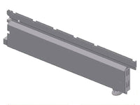 BASE SCATOLATA PER PIANTANA CON PIEDINO REGOLABILE GRIGIO RAL 7035  mm.600 p.x300 l.x140 h.