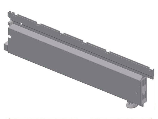 BASE SCATOLATA PER PIANTANA CON PIEDINO REGOLABILE GRIGIO RAL 7035  mm.500 p.x300 l.x140 h.