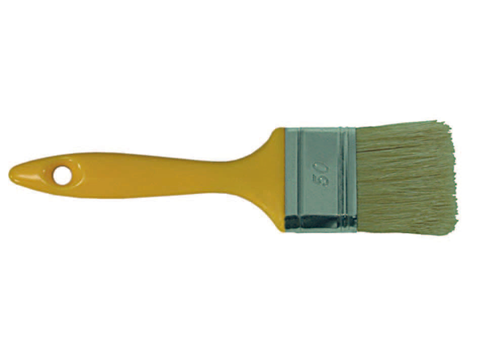 PENNELLESSE SETOLA BIONDA MANICO PLASTICA- - mm.20x12x40 - 12 pezzi FEUDO