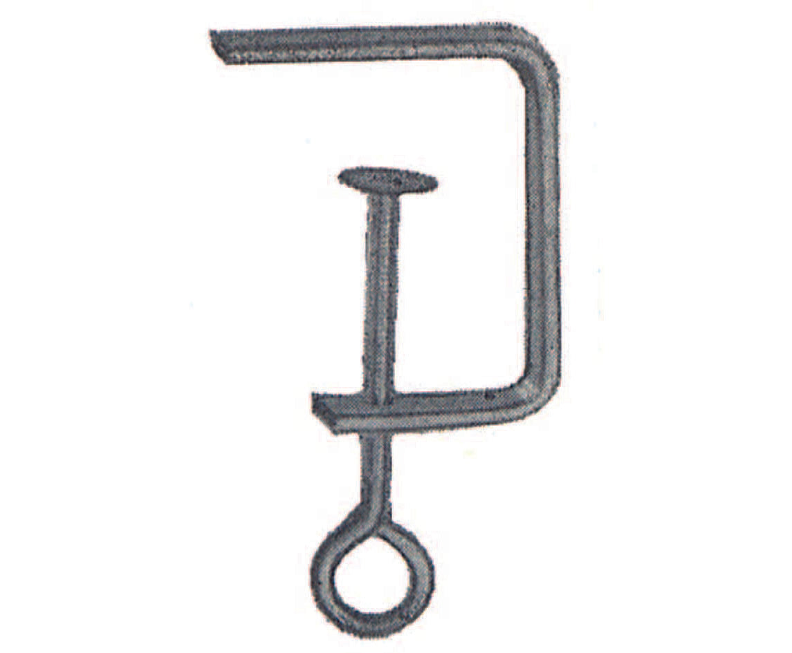 MORSETTI TRAFORO- - mm.65 in acciaio zincato - 4 pezzi