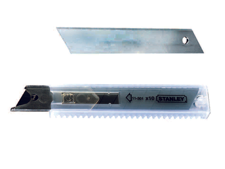 LAME DI RICAMBIO PER CUTTER MM.25- - mm.25x140 in bl.20pz (1-11-325) - 1 blister STANLEY