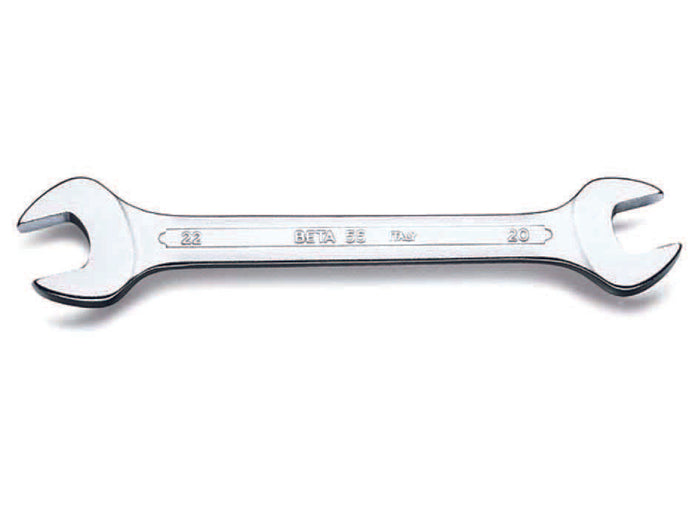 CHIAVI A FORCHETTA CROMATE DOPPIE ART.55- -mm.8x9 - 5 pezzi BETA