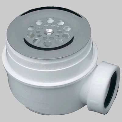 PILETTA IN PVC SIFONATA PER PIATTO DOCCIA  Dm.40x11/2     CGS
