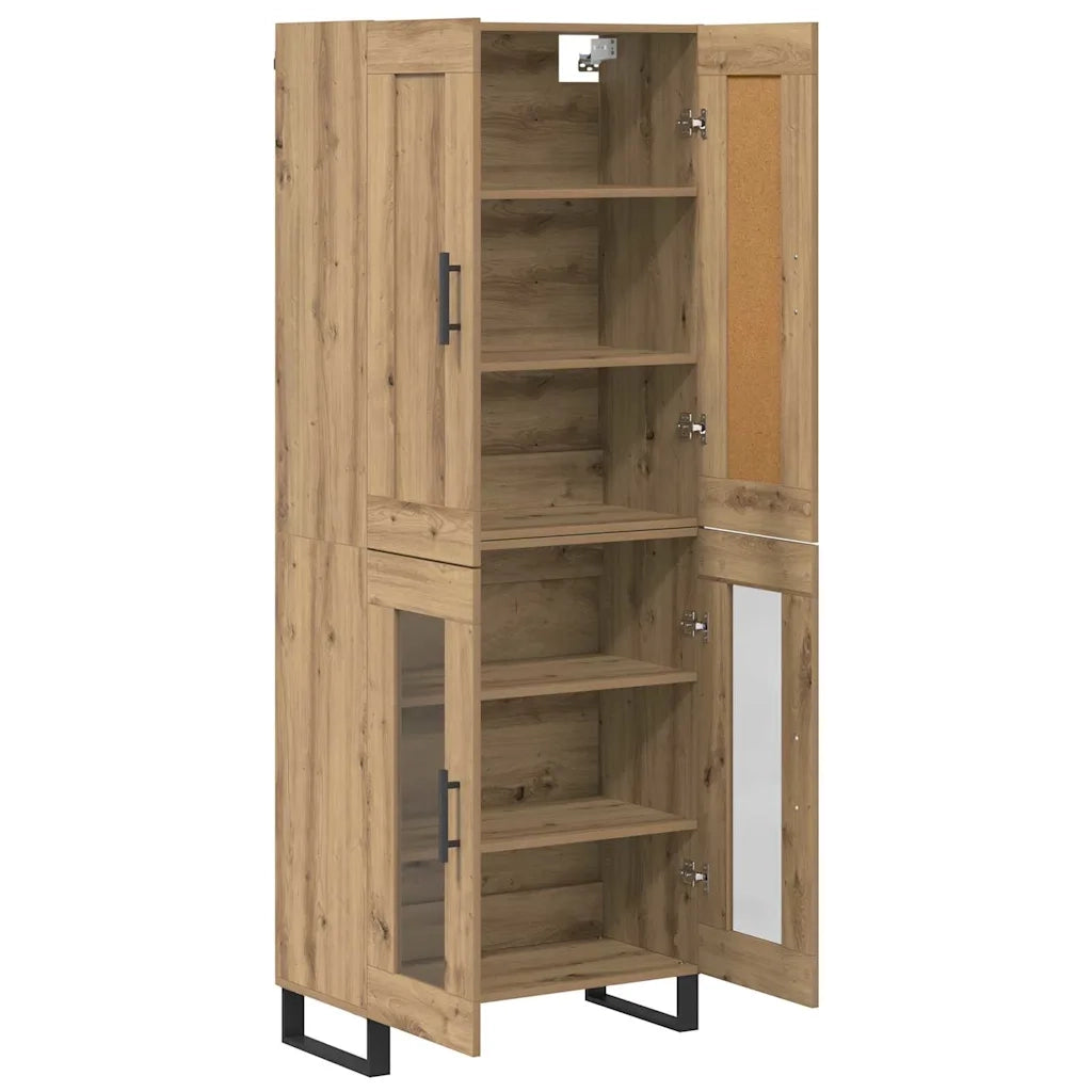 Credenza-Buffet-Armadio da cucina Rovere artigianale 69,5 x 34 x 180 cm 785168
