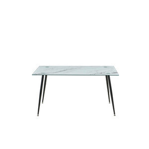 TAVOLO MIRROR 120X80X75 VETRO MARMO 112- 1,0 pz