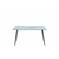 TAVOLO MIRROR 120X80X75 VETRO MARMO 290 LUCIDO- 1,0 pz