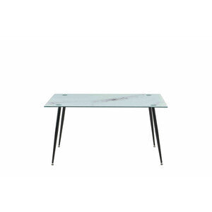 TAVOLO MIRROR 120X80X75 VETRO MARMO 290 LUCIDO- 1,0 pz