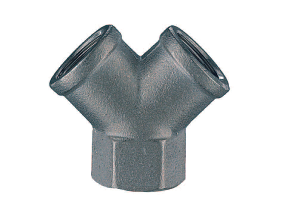 DEVIAZIONE Y FEMMINA- - attacco tutto 3/8F art.32/E - 10 pezzi ANI