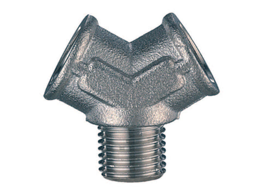 DEVIAZIONE FEMMINA Y CON CENTRALE MASCHIO- - attacco inferiore 3/8M art.32/B - 10 pezzi ANI