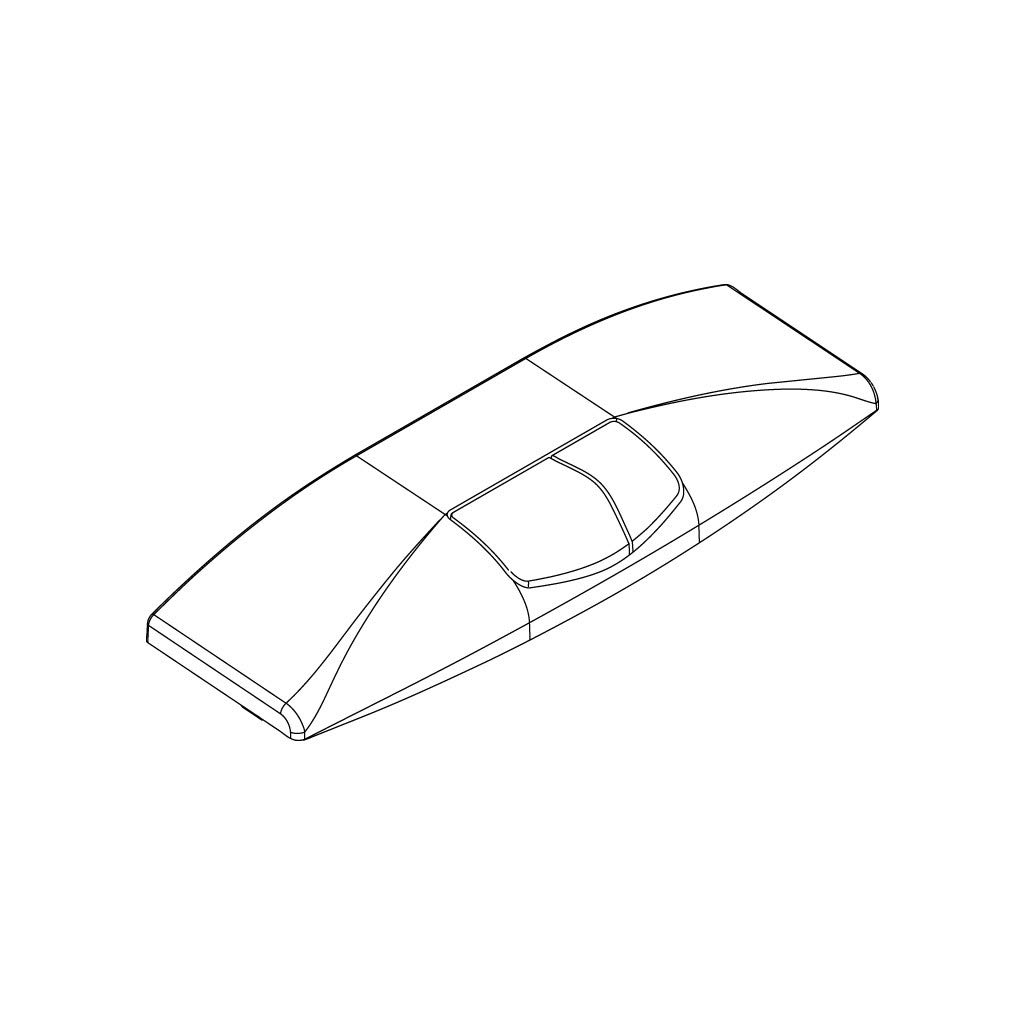 Coperchio di ricambio per cassette esterne smeraldo 2 005989 Oli