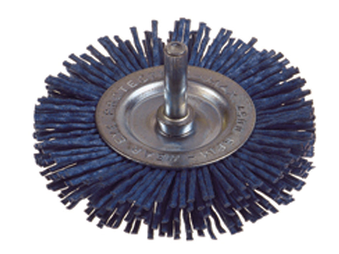 SPAZZOLA CIRCOLARE IN NYLON ABRASIVO BLU- - ø mm.75 PG 497.10 - 1 blister PG