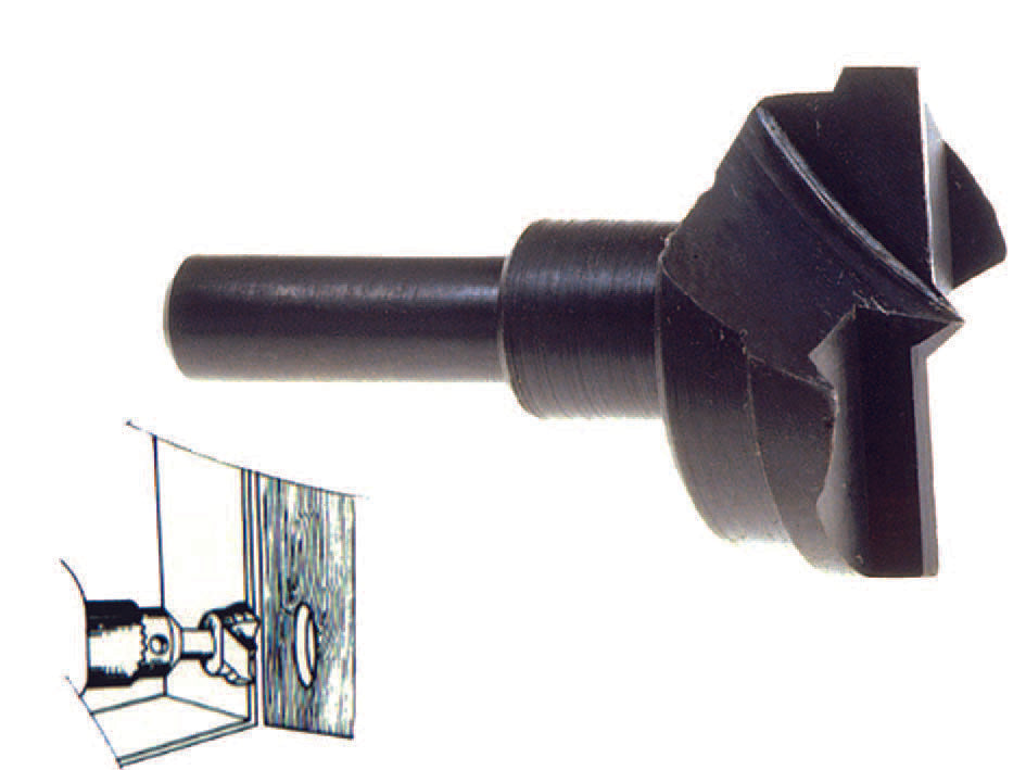 FRESA PER CERNIERE- - ø mm.38 PG 383.00 - 1 blister PG