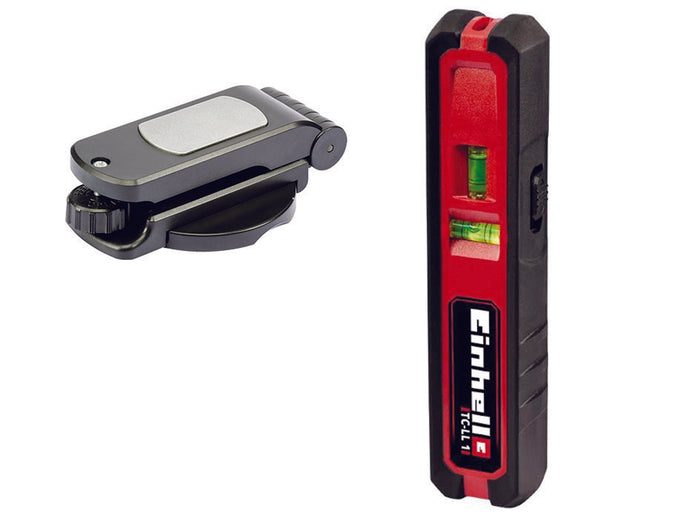 LIVELLA LASER MT.20 CON SUPPORTO PARETE (TCLL 1)    EINHELL