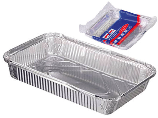 VASCHETTA ALLUMINIO SENZA COPERCHIO- - 6 porzioni, pz.2 - 36 pezzi OTTIMO
