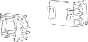 Squadretta di fissaggio diamante confezione 10 pezzi 011975 Oli