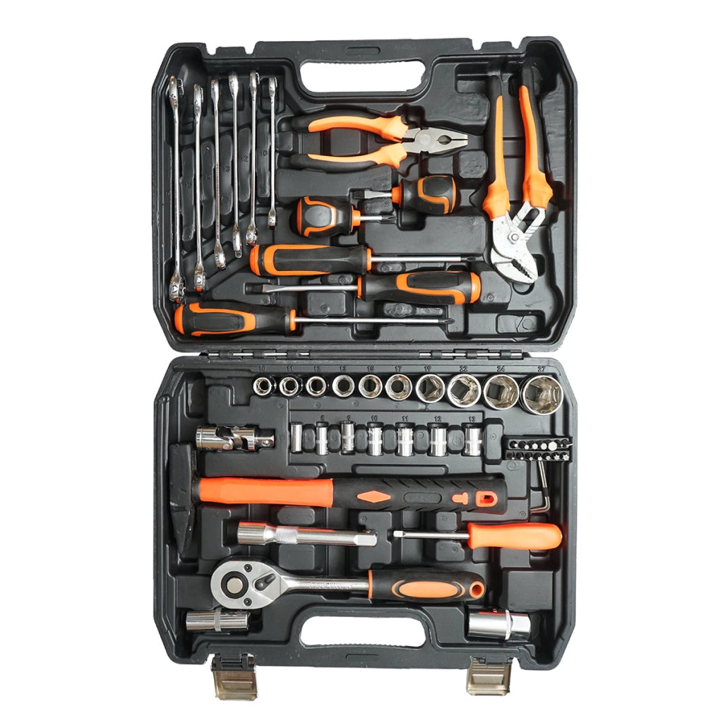 Set di chiavi a bussola fisse, punte con utensili e utensili 58 pezzi Breckner Germany