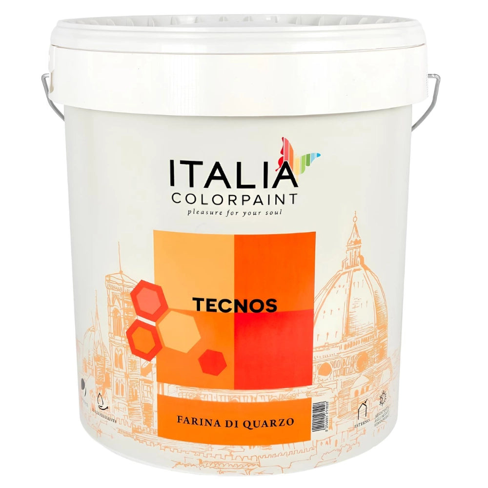 Farina di quarzo acrilica idrorepellente per muri esterni *** formato 4 lt, confezione 1
