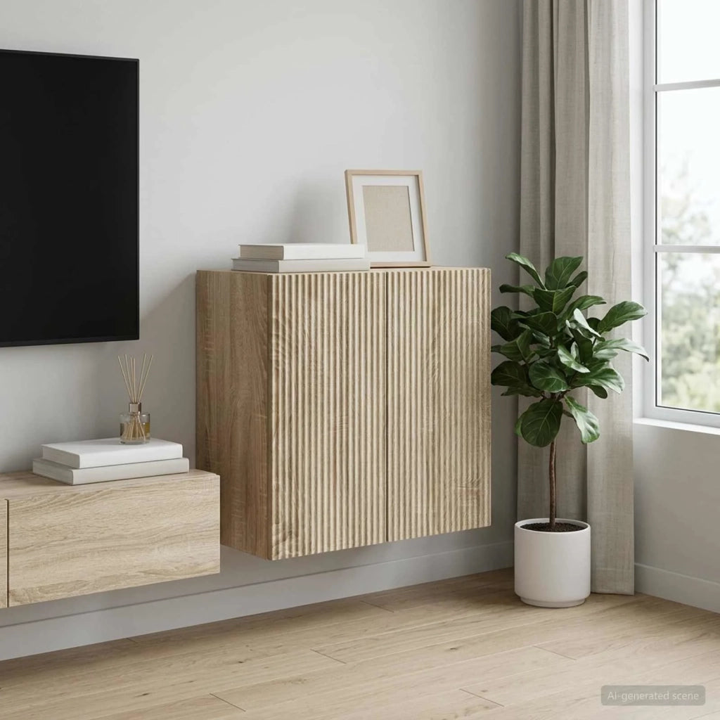 Mobiletto a muro Rovere Sonoma 59 x 31 x 60 cm 898407