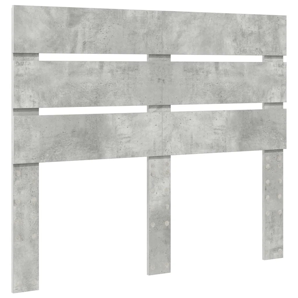 Testiera-Testata-Testiera Decorativa Grigio cemento 135 cm Legno multistrato 394730