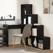 Scrivania ad angolo Rovere Nero 101,5 x 149,5 x 149,5 cm 3337242